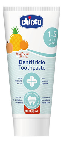 Pasta Dental Tuttifrutti Para Niños 1 A 5 Años