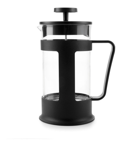 Cafetera O Tetera Francesa De Borosilicato 350 Ml Ibili Color Negro