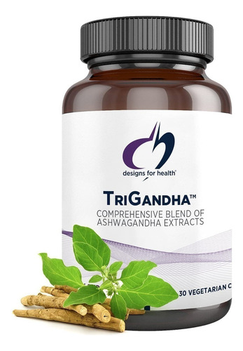 Trigandha Triple Ashwaganda, Designs For Health 30caps,