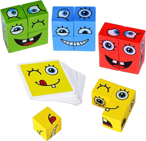 Juego Mesa Emojis Smiling Face Cubos Trendy