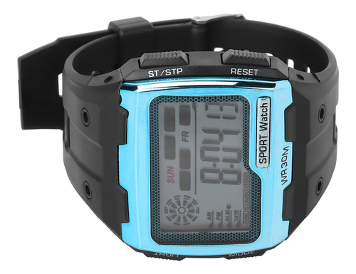 Reloj De Pulsera Digital Deportivo Con Esfera Grande, Luz No