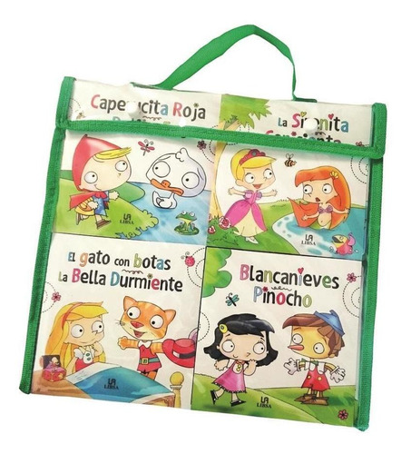 Coleccion Minicuentos - Valijita 4 Tomos - Libsa