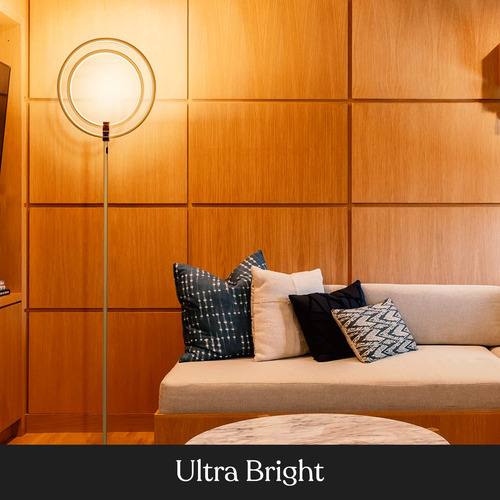 Brightech Eclipse Lámpara De Pie Led Moderna Tipo Antorcha
