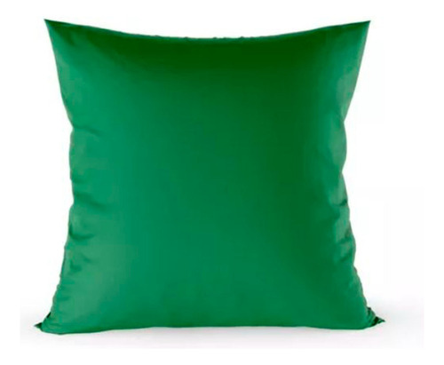 Almohadones Decorativos 45x45 De 100% Fibra Siliconada Color Verde Diseño De La Tela Verde