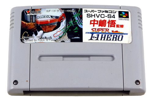 Nakajima Satoru Super F-1 Hero Original Super Famicom Jap