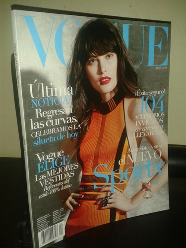 Revista Vogue Latinoamerica Abril 2015 Coleccion Diseño Moda