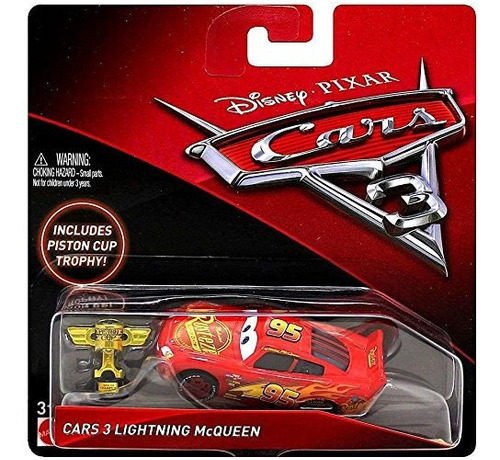 Disneypixar Cars 3 Lightning Mcqueen Diecast Vehículo In