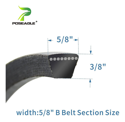 Poseagle 2 Pack 954-05040 V-belt 5/8 X 35 1/4 Reemplaza Mtd