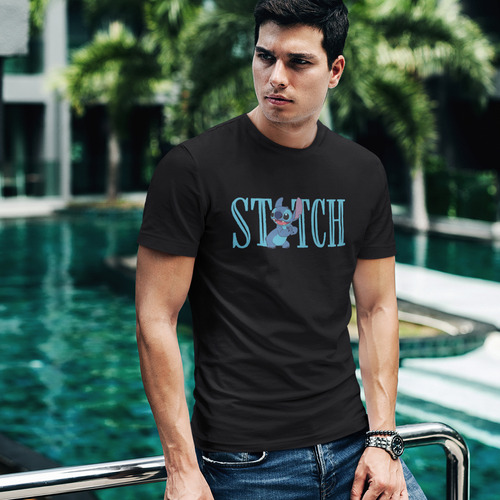 Playera Lilo Y Stitch Lettering