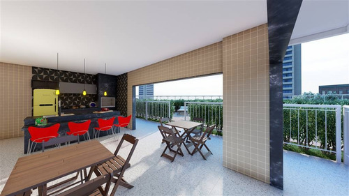 Imagem 6 de 22 de Apartamento, 1 Dorms Com 55.59 M² - Caiçara - Praia Grande - Ref.: Cg103 - Cg103