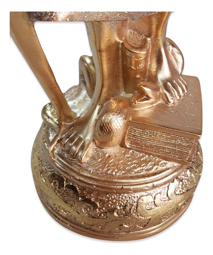 Estatua de la Dama de la Justicia Têmis Goddess 55 con el símbolo derecho