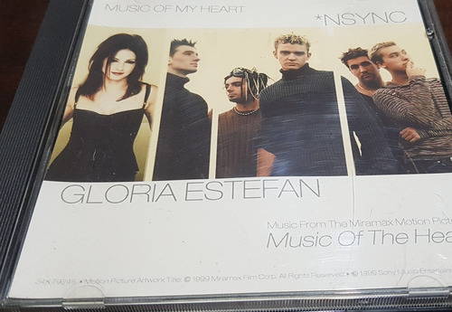 Gloria Estefan Nsync Cd Single Music Of My Heart 