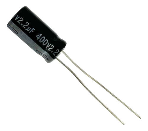 50 Pçs Capacitor Eletrolitico 2,2x400v - 2,2uf X 400v 105