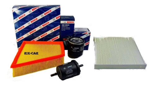 Kit Filtros Bosch + Habitaculo Vw Saveiro Trend 1.6 8v