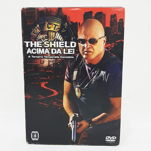 The Shield Acima Da Lei 3ª Temporada Box 4 Dvds 