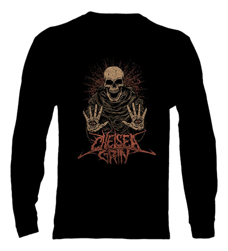 Polera Manga Larga Chelsea Grin - Ver 01 - Vale Gamess