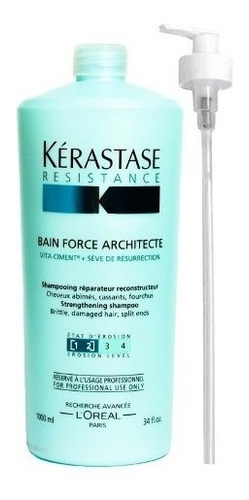Shampoo Kerastase Resistance Bain Force Architecte X 1000ml