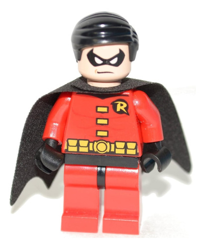 Lego Dc Comics Super Heroes Batman Minifigura Robin Rojo