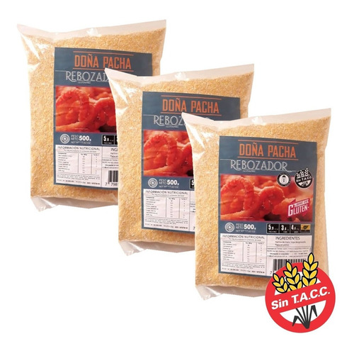 Rebozador Doña Pacha Libre De Gluten Harina Maiz Sin Tacc X3