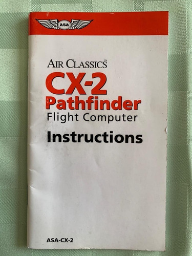 Computador Electrónico Cx-2 Pathfinder Air Classics - Asa