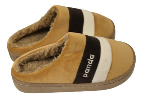 Pantuflas Con Corderito Hombre Panda Alamo Otoño Invierno