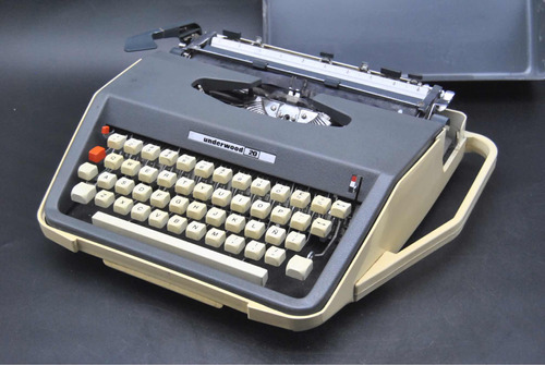 Maquina Escribir Underwood Antiguo Funciona Vintage Viejo