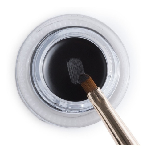 Imagen 2 de 2 de Delineador de ojos en gel L'Oréal Paris Super Liner color Negro con acabado mate