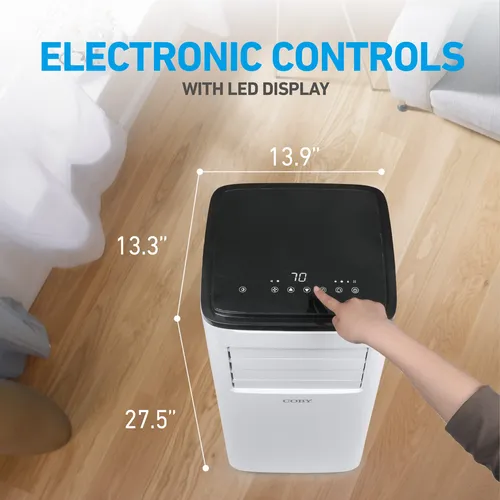 Aire Acondicionado Portátil Coby Cbpac650 3-en-1 9000 Btu