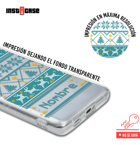 Funda Para Motorola Ugly Sweater Personalizada Con Nombre
