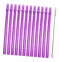 Comprar 3 X 12 Pajitas Reutilizables Para Fiestas De Verano Para