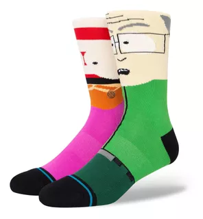 Meia Stance Mr Garrison South Park Verde