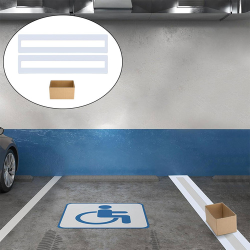 Plantilla De Línea De Estacionamiento, 2 Plantillas