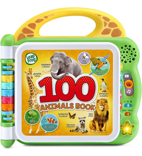 Libro Infantil Interactivo Leapfrog 100 Animales Bilingüe