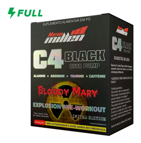 C4 Black Beta Pump - Pré Treino - New Millen