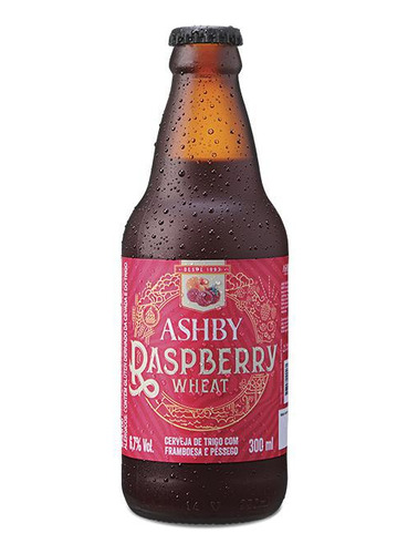 Cerveja Ashby Raspberry Wheat - Caixa Com 6 Unidades