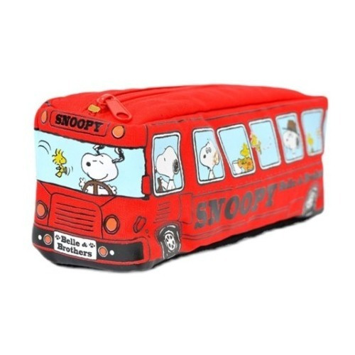 Lapicera / Cosmetiquera Autobus De Snoopy