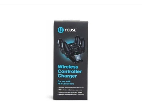 Imagen 6 de 6 de Cargador Dual Para Controles Ps4 Tipo Micro Usb, Youse