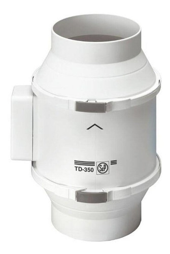 Exaustor Para Banheiro Td350/125 - Com 5 Anos De Garantia