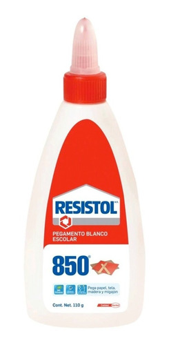 Pegamento Blanco Resistol 850 Escolar 110 Grs