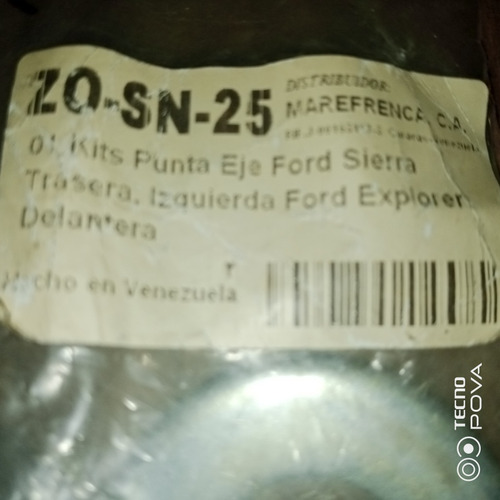 Kits Punta De Eje Sn-25/ Ford Sierra Trasera Izquierda 