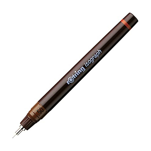 Pluma Técnica Rotring Isograph, 0.50 Mm