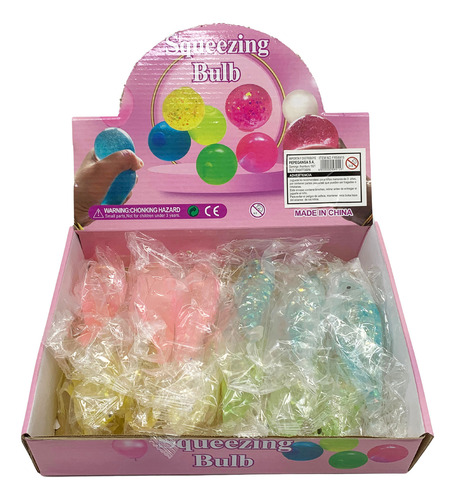 Amansaloco Con Gel, Peces Con Brillantina, Caja X12, Varios