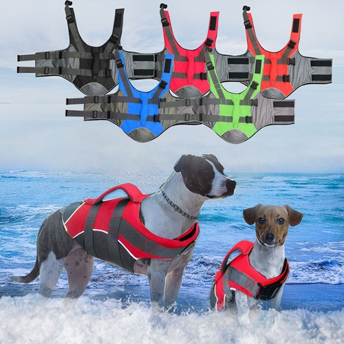 Chaleco Salvavidas Para Perro Raza Mediana