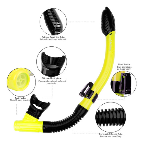 Conjunto De Snorkel Anggo, Adultos, Recreación, Anti-fog