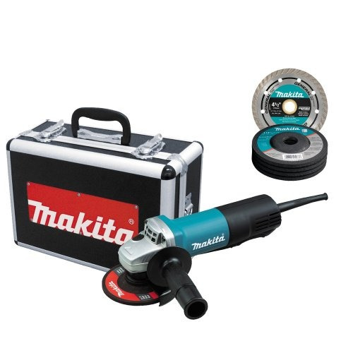 Pulidora De 4-1/2 Pulgadas Con Caja, Makita 9557pbx1