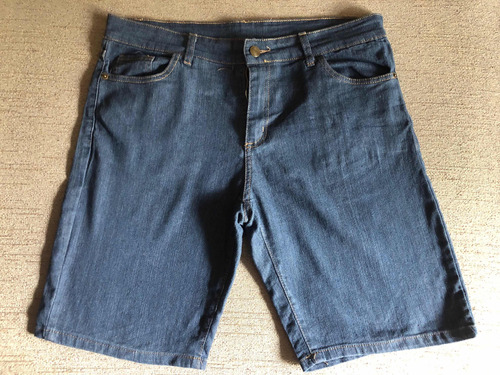 Bermuda De Jeans Elastizada,   En Buen Estado! Talle 40