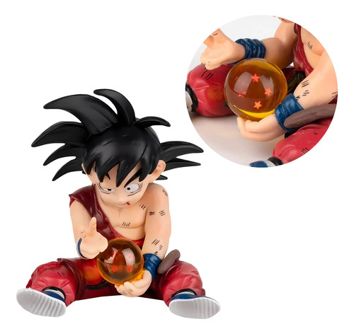 Figura Goku Niño Anime Pvc Coleccionable Alta Calidad