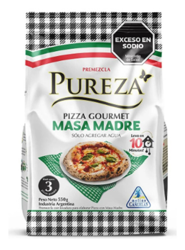 Premezcla Para Pizza Con Masa Madre Pureza 550gr