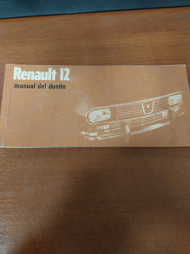 Manual Renault 12 Original