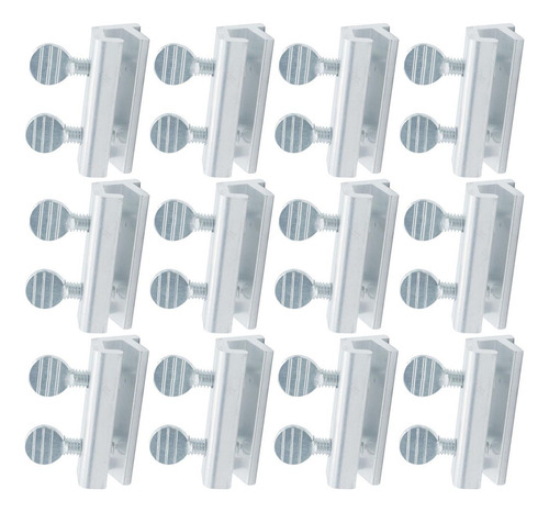 Conjunto De 12 Cerrojos Para Puertas Doble Agujero